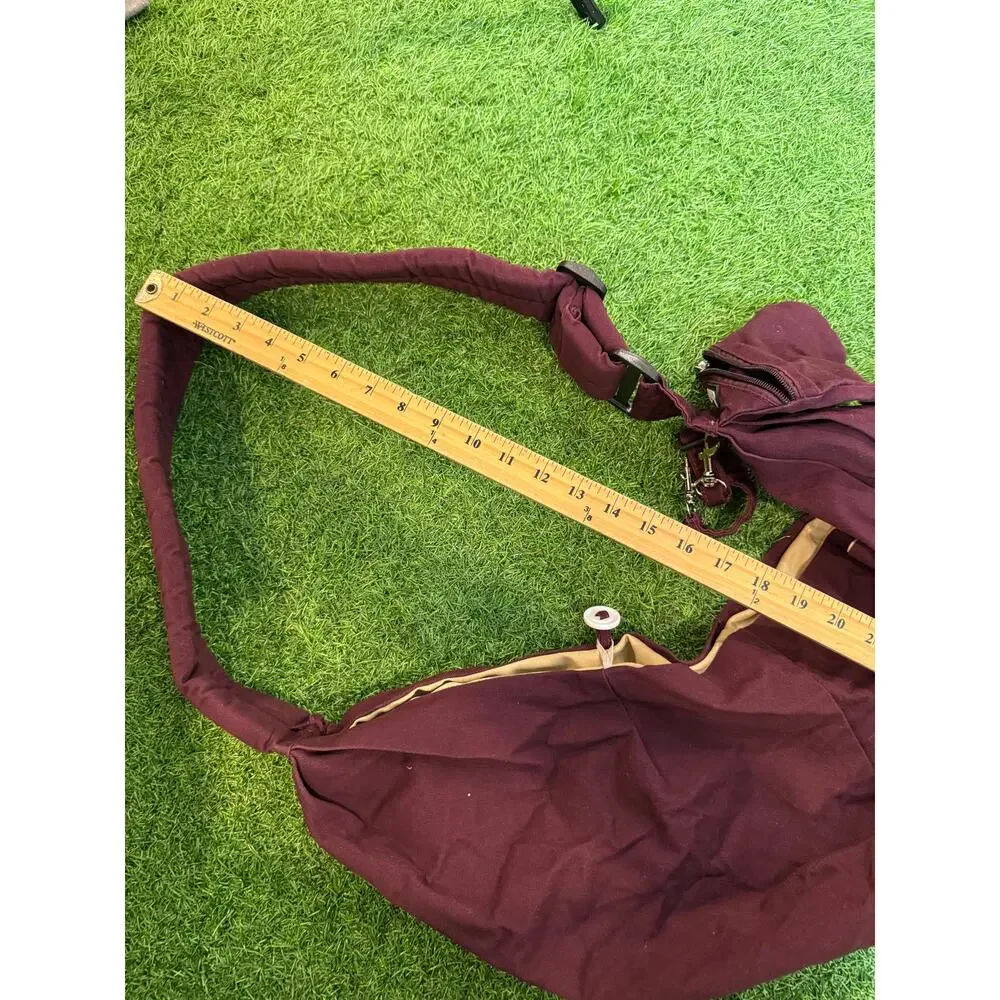 SlowTon Dog Cat Sling Padded Adjustable Papoose Small Pet Carrier Hands Free
